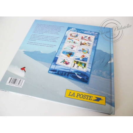 LE LIVRE DES TIMBRES "SPORT DE GLISSE" COLLECTION JEUNESSE