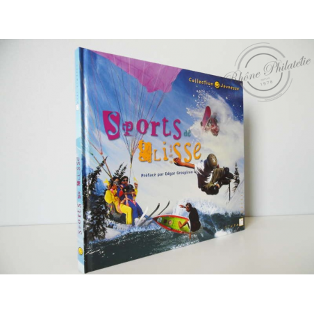 LE LIVRE DES TIMBRES "SPORT DE GLISSE" COLLECTION JEUNESSE