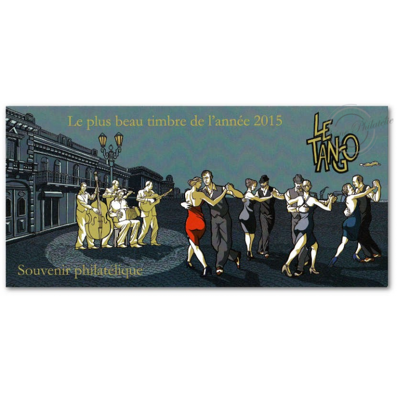 BLOC SOUVENIR N° 129 LE TANGO LE PLUS BEAU TIMBRE DE 2015 TIMBRE NEUF ANNEE 2016