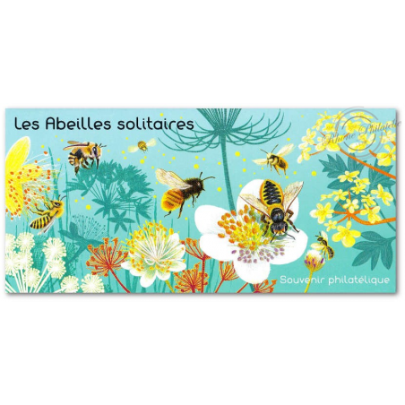 BLOC SOUVENIR N°125/125A LES ABEILLES SOLITAIRES TIMBRES NEUFS** ANNEE 2016