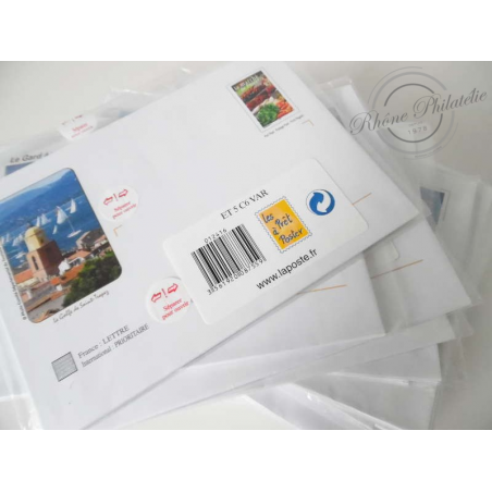 FRANCE LOT DE PRETS-A-POSTER composé de 130 enveloppes pour un envo