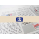 FEUILLES SAFE DUAL 1983 avec almanach encyclopédique pour timbres français