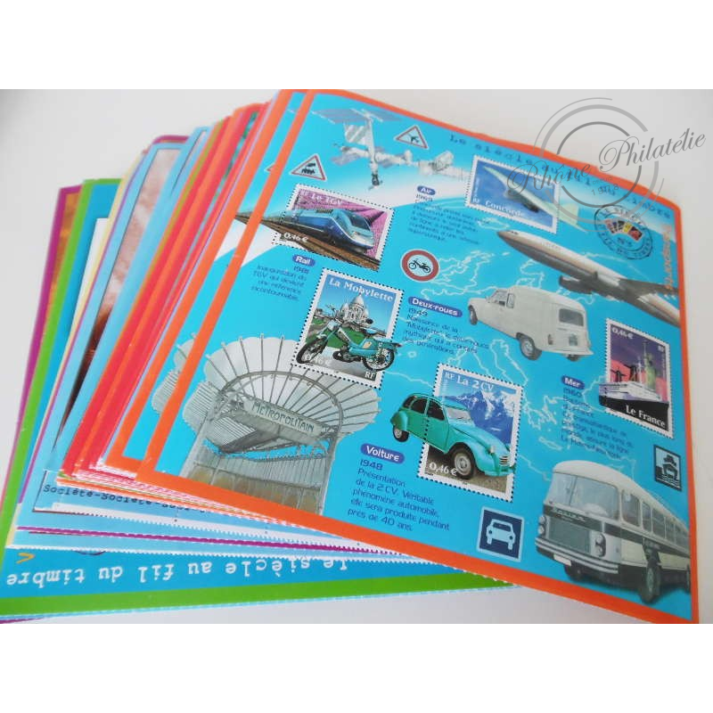 LOT TIMBRES-POSTE 0.46€, FACIALE 919€, 30% DE REMISE
