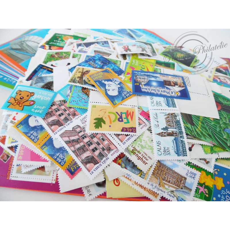 LOT TIMBRES-POSTE 0.46€, FACIALE 919€, 30% DE REMISE