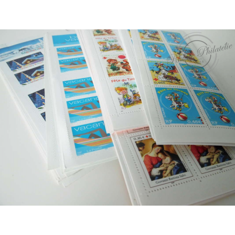 LOT TIMBRES-POSTE 0.46€, FACIALE 210€, 25% DE REMISE
