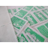 LOT DE TIMBRES DE 2.10FFR ET 2.70FFR POUR 50 LETTRES VERTES 20G