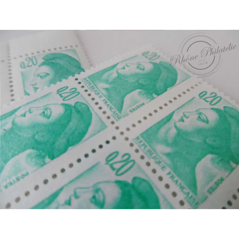 LOT DE TIMBRES POUR 100 LETTRES VERTES 20G