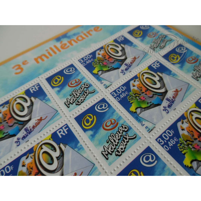 LOT TIMBRES-POSTE EN €, BLOCS 3È MILLÉNAIRE