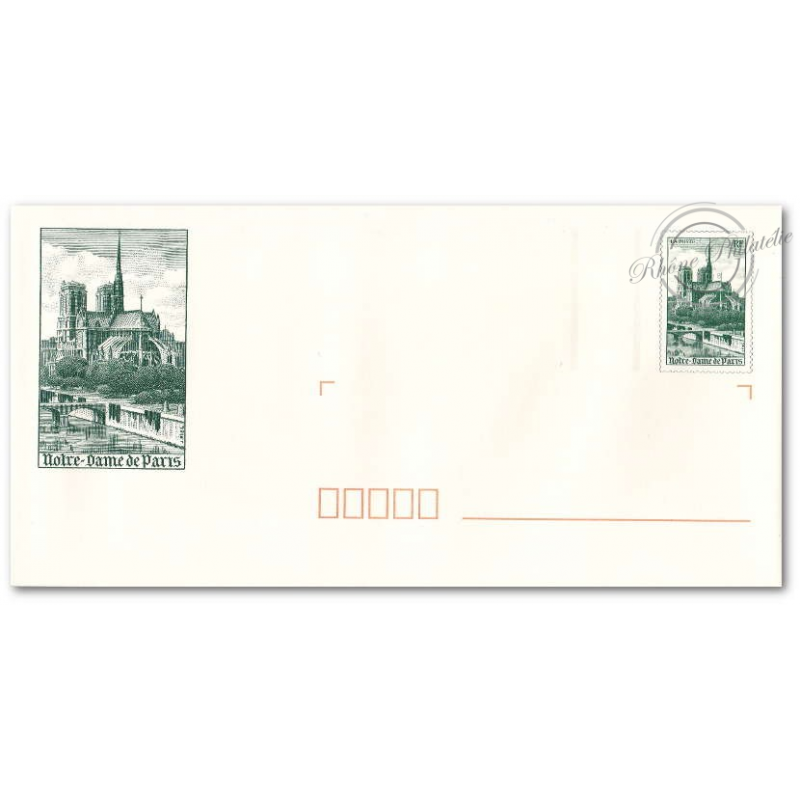 LOT DE 5 ENVELOPPES PRET-A-POSTER CARTES ASSORTIES SUR PARIS