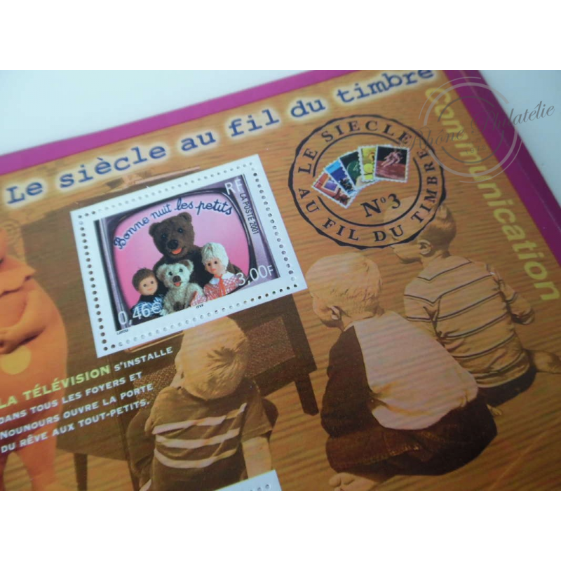 LOT DE 28 BLOCS LE SIECLE AU FIL DU TIMBRE / COMMUNICATION, FACIALE 128€