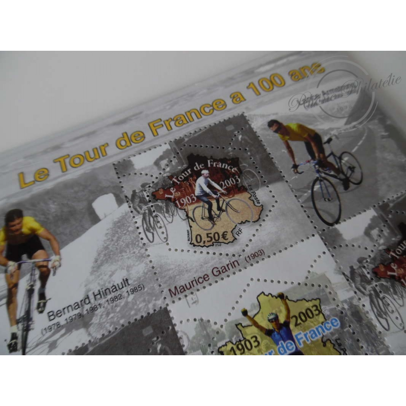 LOT DE 15 BLOCS LE TOUR DE FRANCE 100 ANS, FACIALE 75€