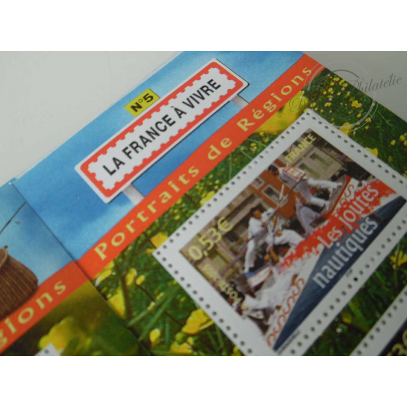 LOT TIMBRES-POSTE EN EUROS, BLOCS LA FRANCE A VIVRE No5