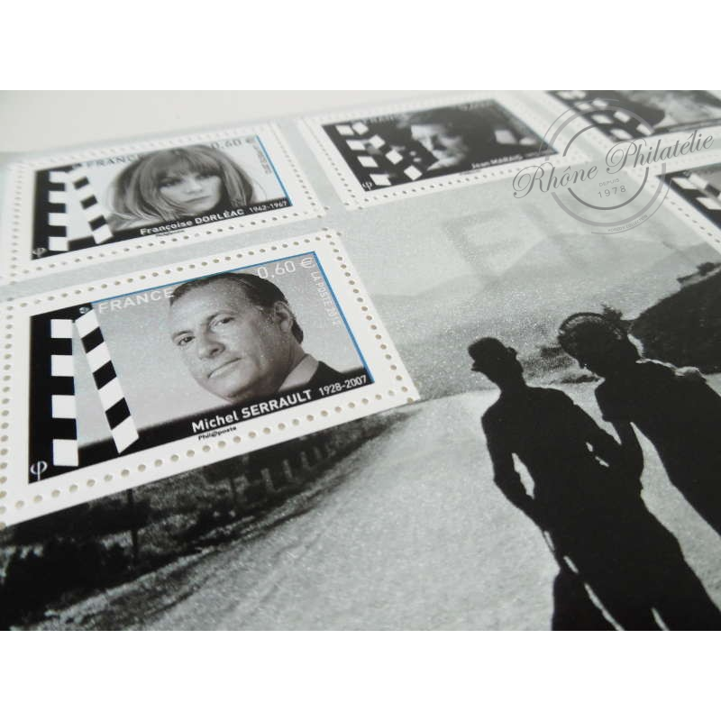 LOT TIMBRES-POSTE EN EUROS, 25 BLOCS ACTEURS DE CINEMA, VF DE 90€