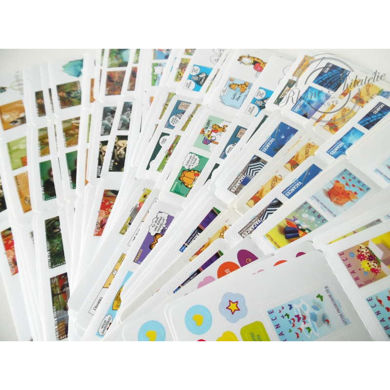 LOT CARNETS DE TIMBRES-POSTE AUTOADHESIFS POUR AFFRANCHIR 360 LETTRES 20G