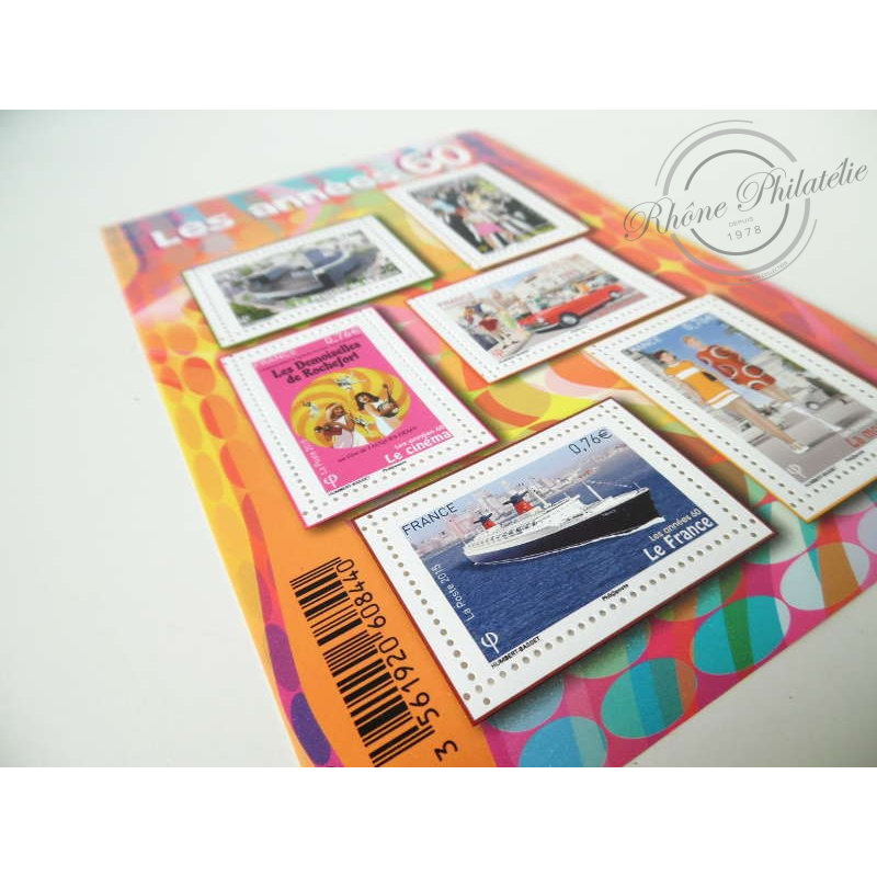 LOT TIMBRES-POSTE EN EUROS, LES ANNÉES 60