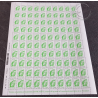 FEUILLE DE 100 TIMBRES No4594 MARIANNE DE BEAUJARD (2011) LETTRE VERTE 50G