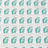 FEUILLE DE 100 TIMBRES No4595 MARIANNE DE BEAUJARD (2011) LETTRE VERTE 100G