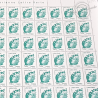 FEUILLE DE 100 TIMBRES No4595 MARIANNE DE BEAUJARD (2011) LETTRE VERTE 100G