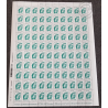 FEUILLE DE 100 TIMBRES No4595 MARIANNE DE BEAUJARD (2011) LETTRE VERTE 100G