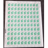 FEUILLE DE 100 TIMBRES No4597 MARIANNE DE BEAUJARD (2011) LETTRE VERTE 20G