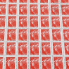 FEUILLE COMPLETE No4566 MARIANNE ROUGE DE BEAUJARD (2011) POUR LETTRE 20G