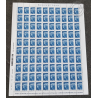 FEUILLE TIMBRES POSTE No4567 MARIANNE DE BEAUJARD (2011) BLEU LETTRE 20G EUROPE