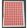 FEUILLET DE 100 TIMBRES POSTE No3734 MARIANNE ROUGE DE LAMOUCHE (2005)