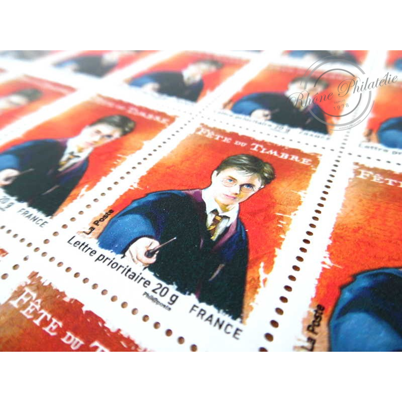 FEUILLE TIMBRES POSTE No4024 HARRY POTTER FETE DU TIMBRE (2007) LETTRES 20G FEUILLE TIMBRES POSTE No4024 HARRY POTTER FETE DU TIMBRE (2007) LETTRES 20G