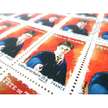 FEUILLE TIMBRES POSTE No4024 HARRY POTTER FETE DU TIMBRE (2007) LETTRES 20G