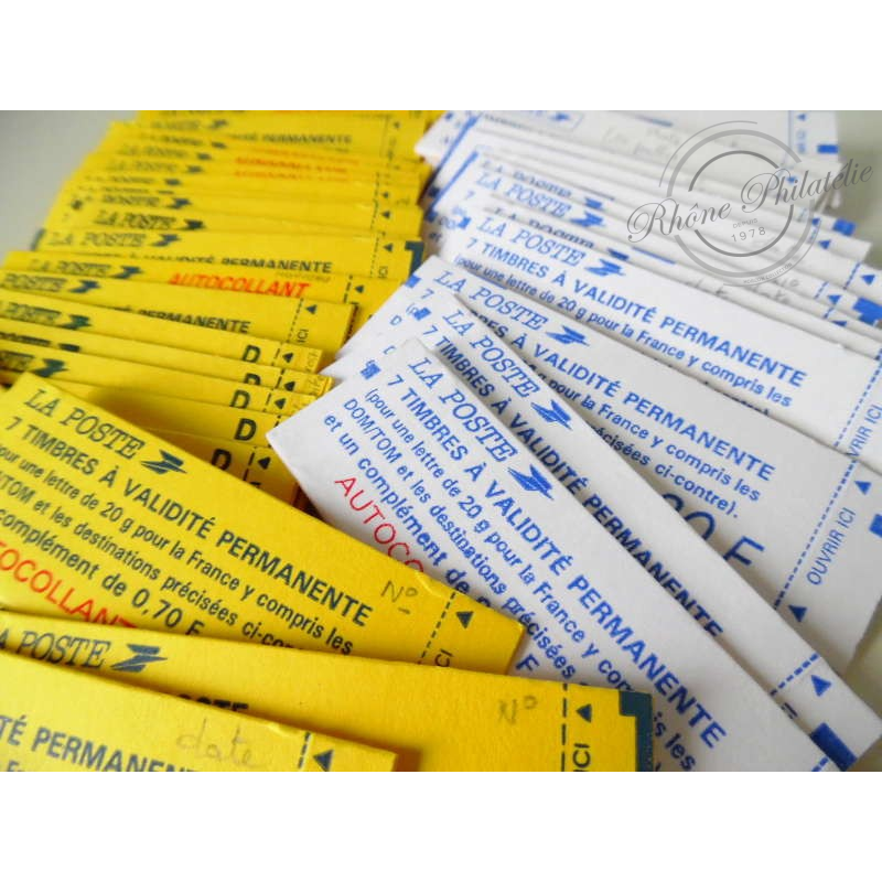 LOT CARNETS DE TIMBRES-POSTE VALIDITE PERMANENTE POUR AFFRANCHIR 315 LETTRES 20G