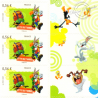 FEUILLE F273 PERSONNAGES WARNER BROS, TIMBRES AUTOADHESIFS (FETE DU TIMBRE 2009)