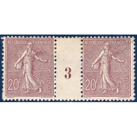 FRANCE N° 131 MILLESIME TYPE SEMEUSE, TIMBRE NEUF*, 1903