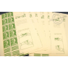 LOT 17 CARNETS 1010-C 1 TYPE MARIANNE DE MULLER 10 TIMBRES POSTE, 1955-59