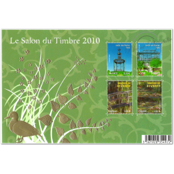 BLOC-FEUILLET FRANCE N°130 SALON DU TIMBRE 2010 TIMBRES NEUFS**
