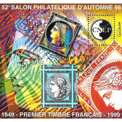 BLOC CNEP N°28 FRANCE NEUF** "150 ANS DU 1ER TIMBRE FRANCAIS"