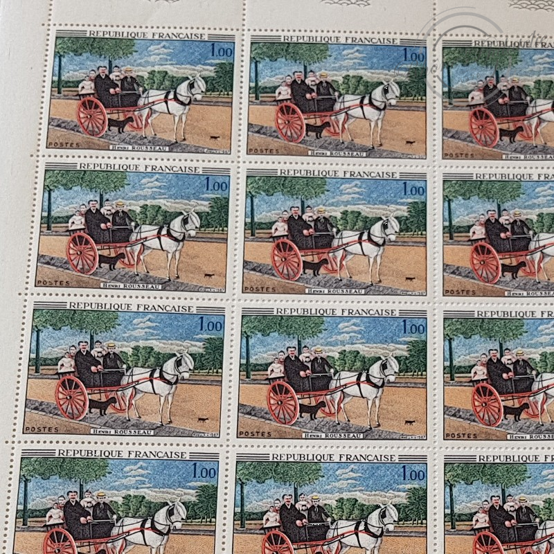 LOT DE 270 FEUILLES DE 25 TIMBRES, TABLEAUX 1FFr, FACIALE 1029 EUROS
