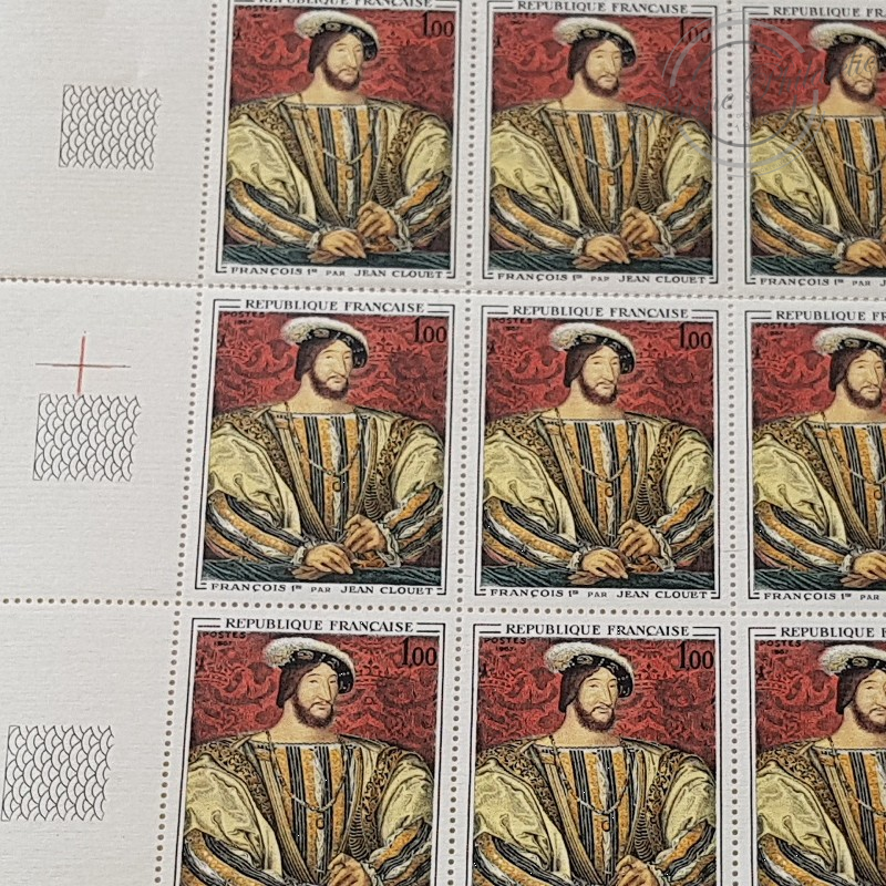 LOT DE 270 FEUILLES DE 25 TIMBRES, TABLEAUX 1FFr, FACIALE 1029 EUROS