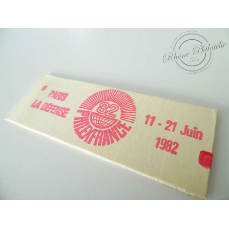 CARNET MODERNE 2220-C 2 TYPE "LIBERTE" DELACROIX PHILEXFRANCE 82, 1F80 ROUGE