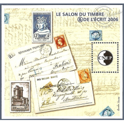 BLOC CNEP N°46 "SALON PHILATELIQUE DU TIMBRE ET DE L'ECRIT 2006" QUALITE LUXE