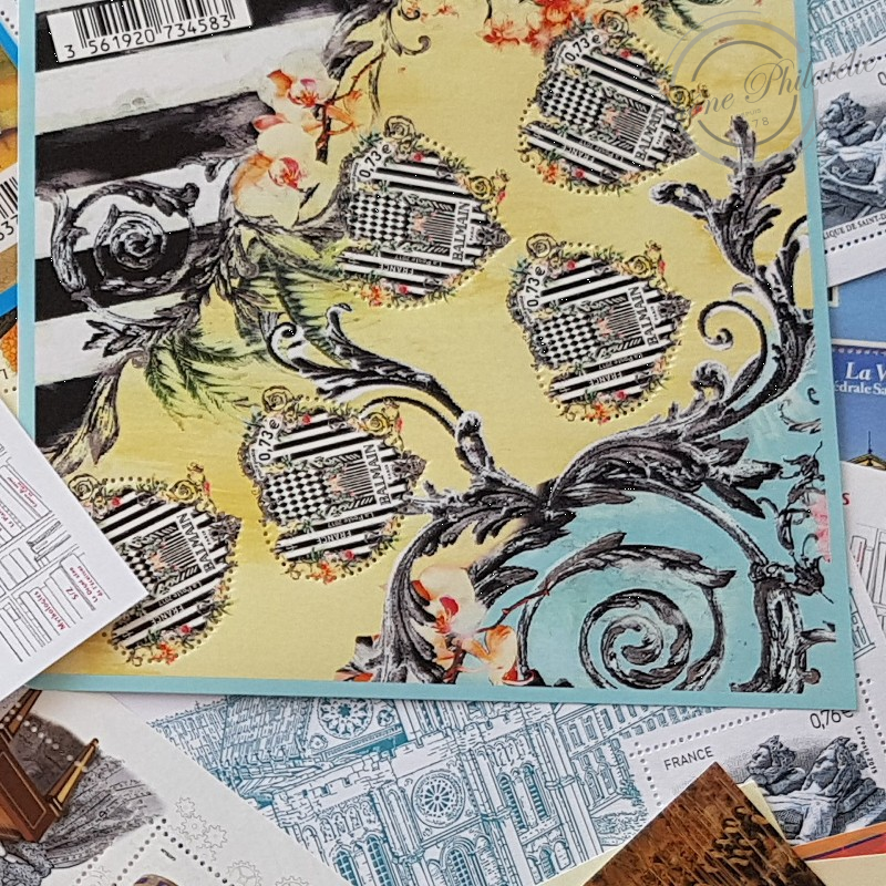 LOT DE BLOCS DE TIMBRES POSTE EN EUROS VALEUR FACIALE 245€