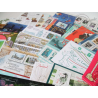 LOT DE BLOCS DE TIMBRES POSTE EN EUROS VALEUR FACIALE 378€