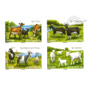 CARNET FRANCE BC1096 DE TIMBRES POUR AFFRANCHIR 12 LETTRES 20g "LES CHEVRES DE NOS REGIONS"