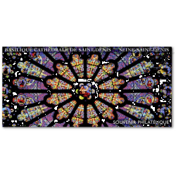 BLOC SOUVENIR FRANCE N° 109 BASILIQUE CATHEDRALE SAINT DENIS ANNÉE 2015 NEUF**