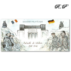 BLOC SOUVENIR N°126 BATAILLE DE VERDUN 1916-2016 TIMBRE NEUF** ANNÉE 2016
