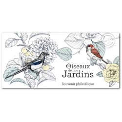 BLOC SOUVENIR N°143/143A LES OISEAUX DE NOS JARDINS ANNEE 2018