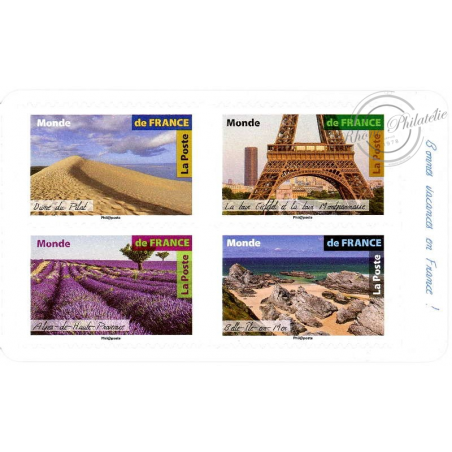 CARNET FRANCE BC1540 "PAYSAGES DE FRANCE" LETTRE 20G MONDE POUR AFFRANCHIR