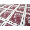 FEUILLES TIMBRES POSTE No4571 MARIANNE DE BEAUJARD (2011) BRUN PRUNE LETTRE 250G