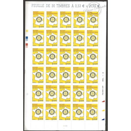 FEUILLE COMPLETE 30 TIMBRES AUTOADHESIFS N°52**, LUXE!!