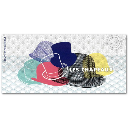 BLOC SOUVENIR N°147/147A LES CHAPEAUX ANNEE 2018 TIMBRES NEUFS**