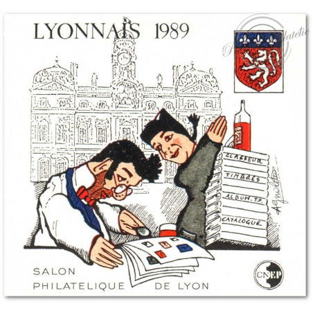 BLOC CNEP N°_10a NON DENTELE "LYONNAIS 1989"
